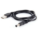 USB DC 5V To DC 9V Step-Up Module Converter Cable 2.1x5.5mm Male Connector 3C