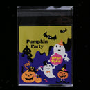 100pcs Happy Halloween Treat Bags Bakery Cookie Candy Sweet Biscuit Gift Bag