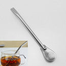 Set of 2 pcs ~ Stainless Steel Yerba Mate Tea Bombilla Gourd Drinking Straw