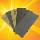 12 Pcs 9X3.6'' Grit Orbital Paper Assorted Wet or dry Sandpaper 400 to 1500 Grit