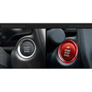 2Pc Set Keyless Engine Push Start Button & Surrounding Decoration Ring for