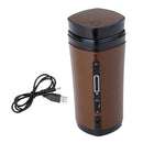 High Quality Self Strring Mug Automatic Mixing Coffee Mug Cup Tumbler Brown