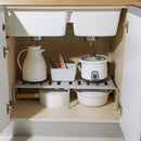 Kitchen Retractable Shelf Multi-Function Finishing Small Shelf Desktop Stor F5B2