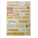6x Retro DIY Calendar Paper Stickers for Scrapbooking Diary Planner M&