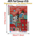 5D DIY Full Drill Diamond Painting Color House Cross Stitch Mosaic (B336)