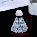 12 Pcs White Plastic Badminton Ball Shuttlecocks Sport Training Sport PG FT