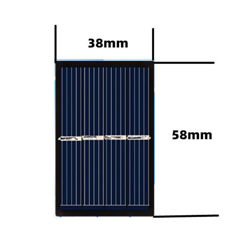 2V 0.26W Solar Power Charge Module 1.2V Ni-MH Battery Photovoltaic Panel
