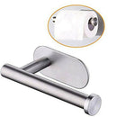 Self Adhesive Toilet Paper Holder, Portable Brushed Nickel Toilet Paper Hol