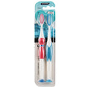 2pcs superfine soft bristles toothbrush health oral dental cleaner couple lo!j