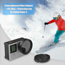 37mm UV Lens Filter with Adapter+Protective Lens Cap for GoPro Hero 3 3+ 4