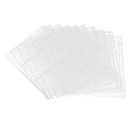 10x 3-Pocket Size 25.6x20 Currency Paper Money Album Binder Pages Holders Clear