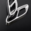 2*Car Exhaust Pipe Tail Cover Trim For Mercedes Benz ABCE Class CLA GLC GLS Bj