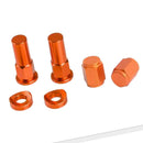 Motorcycle CNC Billet Tire Valve Stem Lock Nut Cap Rim Lock Nut Cap Washer