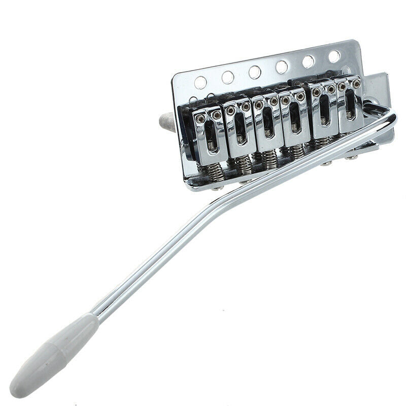 Chrome Tremolo Bridge Guitar Six Strings Single Roll