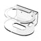 Compact Small Stable Wall Shelf Holder Acrylic For Google Nest Audio Bedroom