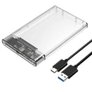 2.5inch External Hard Drive Enclosure, USB3.1 Notebook Laptop Mobile Hard Disk