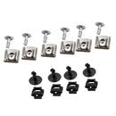 Easy Install Safety 10Pcs Engine Cover Undertray Fitting Clip Screw Set