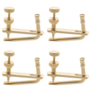 4x Golden Violin String Adjuster for 1/2 Size Fiddle Accessory