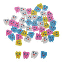 50pcs Molar Shaped Rubber Erasers for Dentist