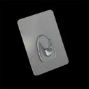 6Pcs Self Adhesive Wall Strong Sticky Hooks Heavy Duty Nail Free Trans GHY LTJ
