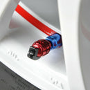 4x Red Grenade Car Bicycle Motorcycle BMX Tire Valve Metal Dust Hat Dusty XFO