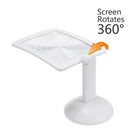 Portable Desktop 3X Magnifier Led 180 Degree Rotatable Desk Lamp Lighting L V9Q2