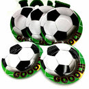 10pcs / lot football party plates football dishes kids birthday party baby  D7O7