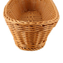 Braided Storage Basket Bread Basket Wicker Rattan Bread Basket, Fruit Servi J8W9