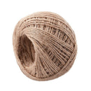 5X(100 Meter - Natural Textured Hessian Jute Twine String 1mm R9Z3)