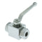 2 Way High Pressure Hydraulic Steel Ball Valve Female DN6 0.125Inch