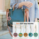 5pcs DIY Cute Animals Full Drill Diamond Painting Keyring Craft Keychain