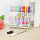 Hot-12 Colors Whiteboard-Markers White Board Marker Pens Set Fine Nib JVS