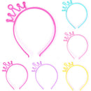 6x Crown Headbands Baby Girl Kids Hairband Hair Hoop Boho Elastic Headwear  BX