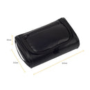 Men Waterproof PU Leather Pouch Wash Storage Makeup Bag Travel With Carry Handle