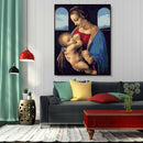 Painting By Numbers Kit DIY Nursing Woman Canvas Digital Wall Art Picture