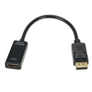 Display Port Male To HDMI Female Cable Converter For PC Monitor Projector TV Set
