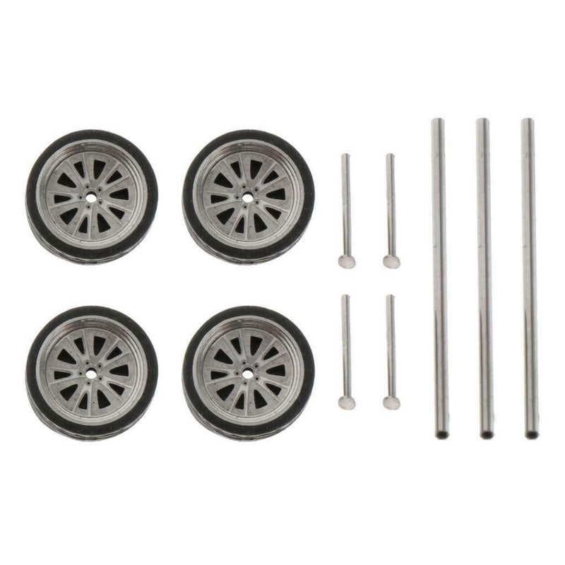 1:64 Scale 11mm Wheel Rubber Tires for Matchbox Cars Vehicles Parts B6