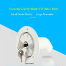 Gravity Water Inlet Pressure Regulator Filler Entry for Caravan RV White AU