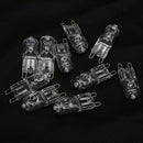 30PCS G925W Clear Halogen Capsule Lamp Light Bulbs 40*16mm G9 2800k