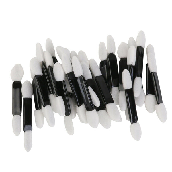 Pack of 50pcs Disposable Double Ended Eye Shadow Sponge Brush EyeShadow