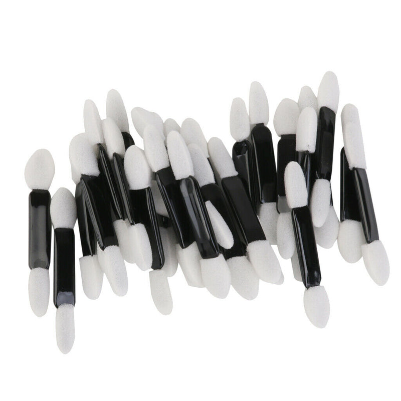 Pack of 50pcs Disposable Double Ended Eye Shadow Sponge Brush EyeShadow
