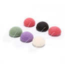 2X round natural konjac charcoal facial soft puff face washing cleansing spongJR
