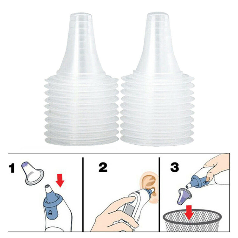 100XDigital Thermometer Probe Covers Ear Thermometer Refill Cap Lens Filters