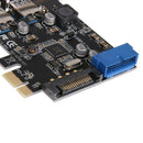2 Port Usb 3.0 Pci-E Expansion Card External Usb3.0 Pcie Card Adapter With  O2J3