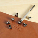 3mm-4mm-5mm-6mm 36pcs Steel Letter Number Stamp Punch Set for Leather Craft Tool