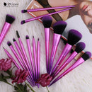 Ducare MakEUp Brushes 15Pcs Brushes for MakEUp Eyeshadow Foundation Powder  Z9Y5