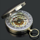1 Pcs Classic Brass Case Pocket Watch Style Metal Compass For Camping  DSM