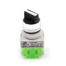 Three Position Selector Rotary Switch Power Ignition LAY37-20X3 22mm Switches FT