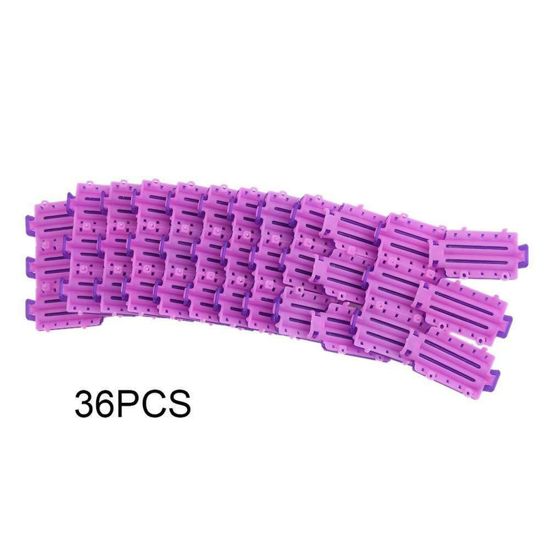 36pcs/Box Wave Fluffy Lady Perm Bars Invisible Hot Hair Corn Bar Clip Tool