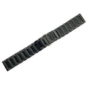Watch Strap Ceramic Bracelet Band 20mm Hidden Deployment Clasp black